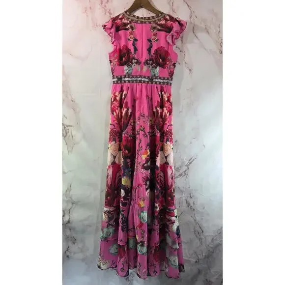 cotton dresses for summer floral dress, Summer dress, Pink floral cotton dress, sleeveless maxi dress, maternity dress, sundress, Spring floral dress, tube dress
